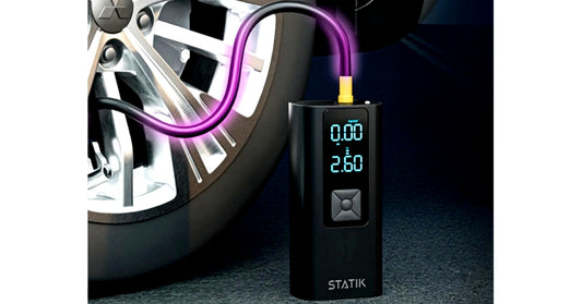 Premium Wireless Portable Tire Inflator 150PSI - LCD Digital Display, LED Light, 4 Modes & Phone Charger