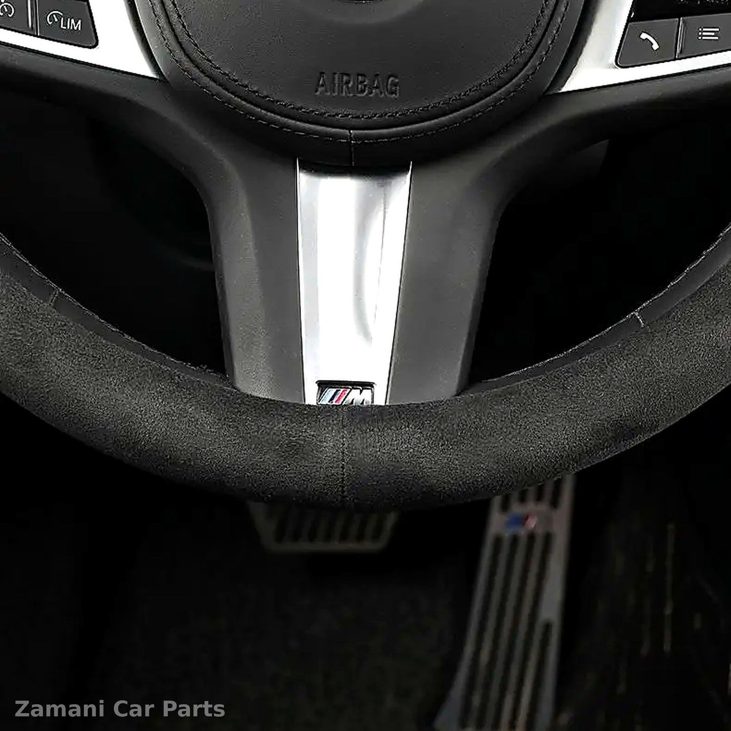 DIY Suede Steering Wheel Cover — Hand-Stitch Kit