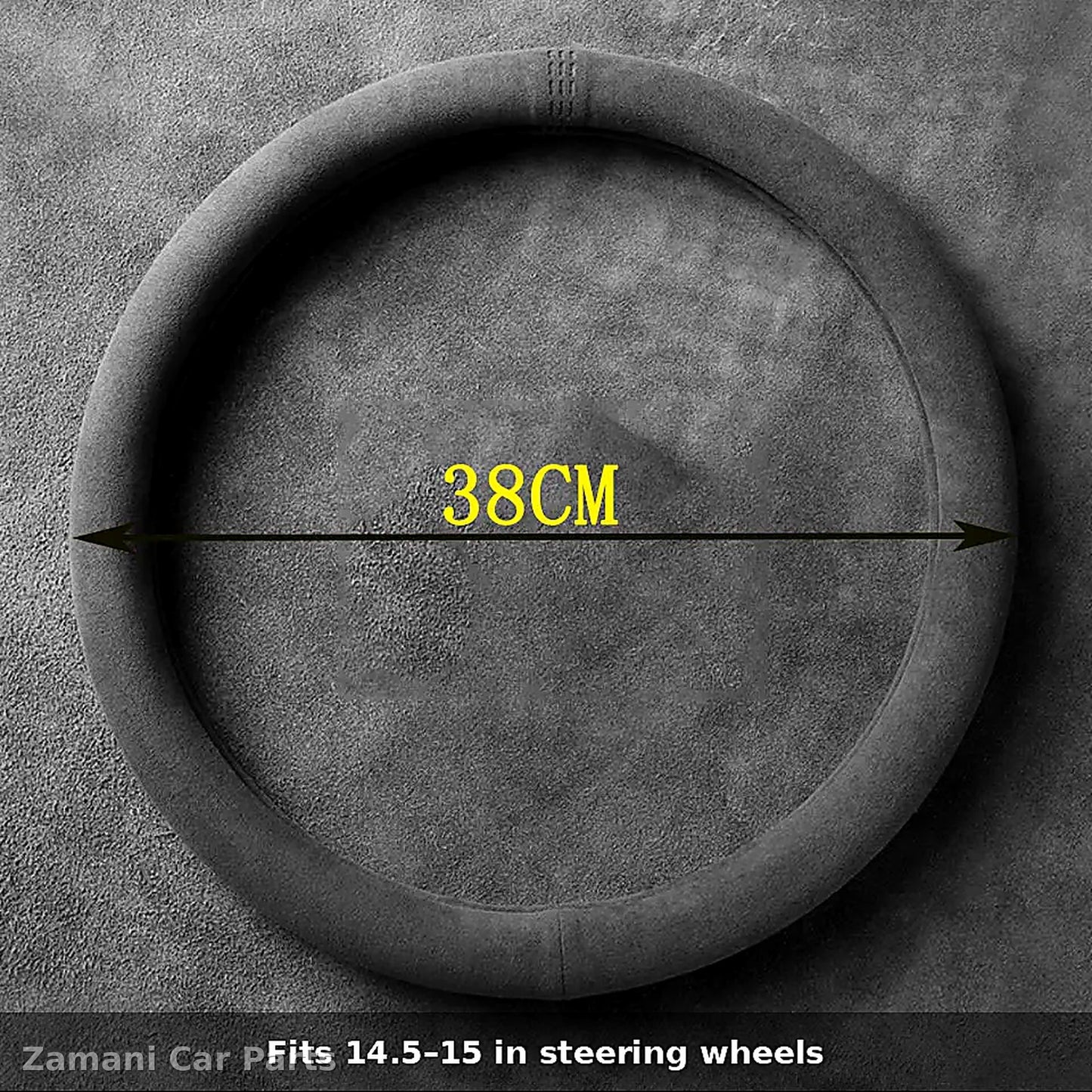 DIY Suede Steering Wheel Cover — Hand-Stitch Kit