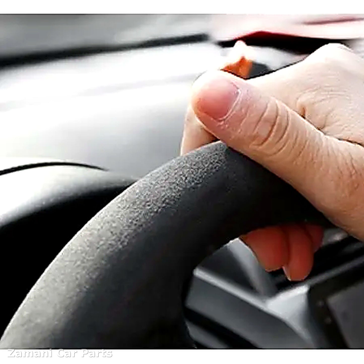 DIY Suede Steering Wheel Cover — Hand-Stitch Kit