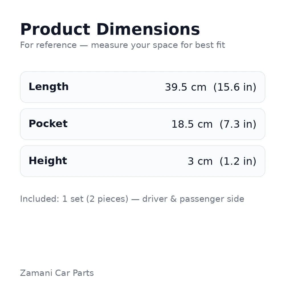 Car Seat Gap Filler Organizer — Stops Drops | Set of 2
