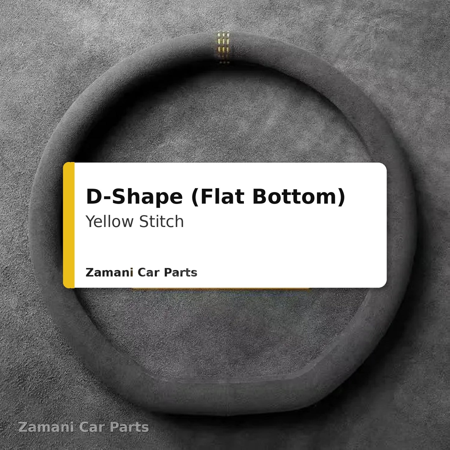 DIY Suede Steering Wheel Cover — Hand-Stitch Kit