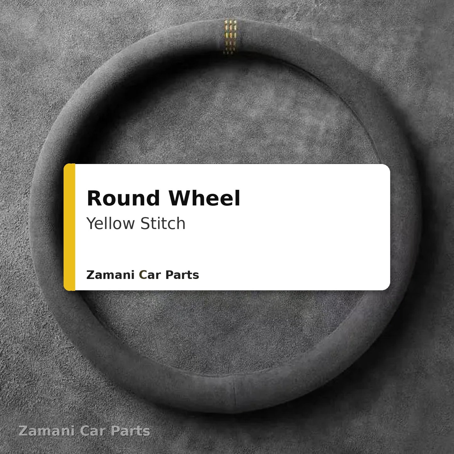 DIY Suede Steering Wheel Cover — Hand-Stitch Kit